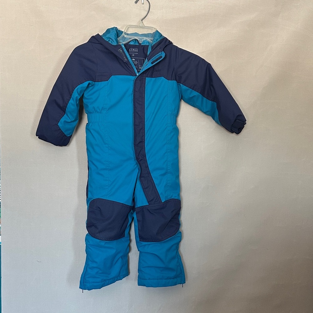 L.L. Bean Teal and Navy Snowsuit